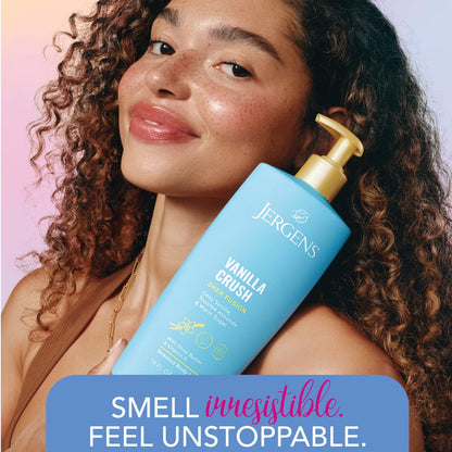 Jergens Shea Fusion Vanilla Crush Scented Body Lotion with Shea Butter & Vitamin E for 24-Hour Moisture - 14 fl oz
