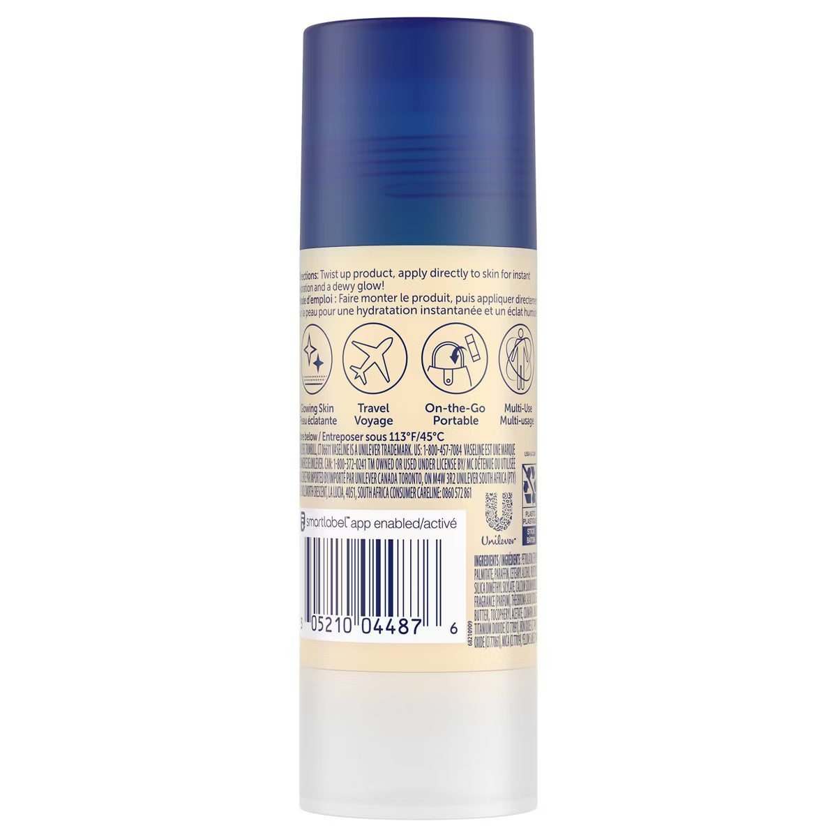Vaseline Cocoa Shimmer Jelly Stick Cocoa Butter - 1.4oz