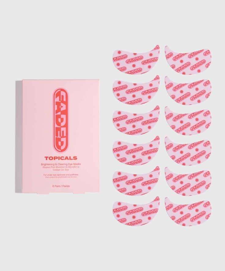 Topicals  Faded Under Eye Brightening & Clearing Eye Masks