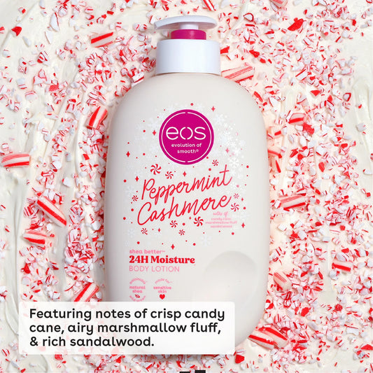 eos Shea Better 24H Moisture Body Lotion, Peppermint Cashmere, 16 fl oz